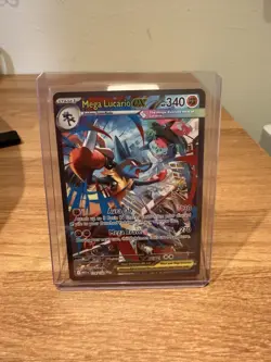 Mega Lucario EX Sir 179/132 Me01: Mega Evolution Pack Mint Pokemon TCG - Image 1