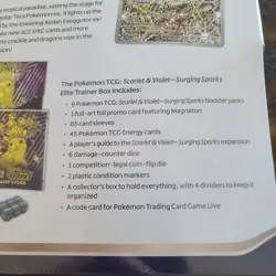 Pokemon Scarlet & Violet Surging Sparks Elite Trainer Box ETB Factory Sealed - Image 4