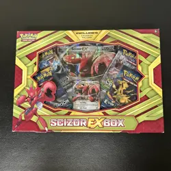 POKEMON TCG: SCIZOR EX XY EVOLUTIONS COLLECTION BOX New Factory Sealed - Image 1