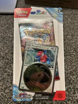 Pokemon TCG Stellar Crown Porygon2 Single Blister Pack Promo. Brand New & Sealed - Image 1