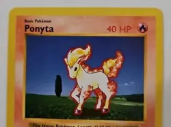 1999 Ponyta Shadowless #60 Base Set Pokemon Pokemon TCG MINTY NM+ • (FILE 2) • - Image 2