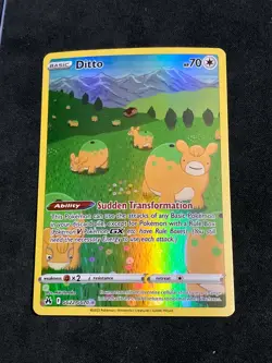 Pokemon Crown Zenith: Galarian Gallery #GG22/GG70 Ultra Rare Ditto - Image 1