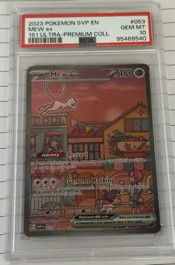 2023 Pokemon TCG 151 Scarlet & Violet Mew Promo PSA 10 - Image 1