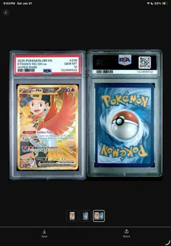 Pokemon Ethan's Ho-Oh ex 239/182 Sv10: Destined Rivals Holo - Image 3
