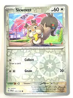 Skwovet 131/159 Reverse Holo Journey Together Pokemon - Pack Fresh Near Mint NM - Image 1