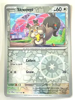 Skwovet 131/159 Reverse Holo Journey Together Pokemon - Pack Fresh Near Mint NM - Image 3