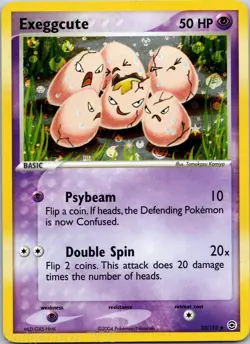 Exeggcute 33/112 Uncommon FireRed & LeafGreen Pokemon LP - Image 1