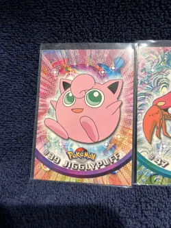 LOT OF 4 - 1999 POKEMON Topps TV Animation Edition Vintage JIGGLYPUFF #39 🔥 - Image 2