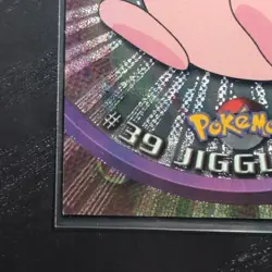 1999 Topps Pokemon TV #39 Jigglypuff (B) Silver Foil Black Logo (Rays 2nd Print) - Image 4