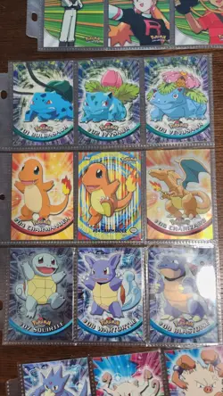 1999 Topps Pokemon Animated TV Series Cards. Over 100 Cards! Lot - Image 2