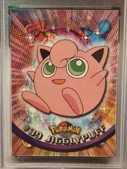 1999 TOPPS POKEMON TV #39 JIGGLYPUFF PSA 9 - Image 2