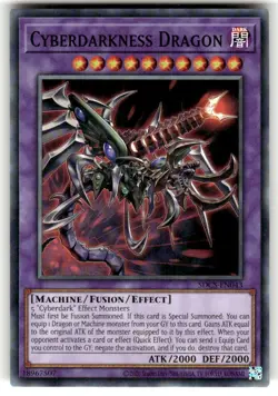 Cyberdarkness Dragon SDCS-EN043 Structure Deck: Unlimited Edition NM - Image 1