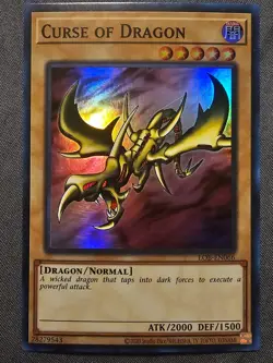 Curse of Dragon LOB-EN066 Unlimited Yu-Gi-Oh! Super Rare NM - Image 1