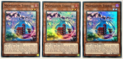 3 x DUNE-EN011 Mannadium Torrid - Super Rare 1st Edition Near Mint YuGiOh Cards - Image 1