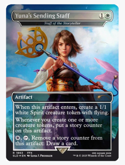 MTG Secret Lair Final Fantasy Singles - Yuna Aero Cloud Tidus Magic Foil Gaia - Image 3