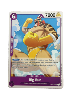 New: One Piece CCG Big Bun OP07-070 500 Years in the Future Regular Uncommon - Image 1