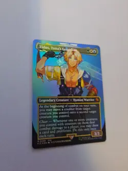MTG - Tidus, Yuna's Guardian (Borderless) - Commander: Final Fantasy (Foil) (LP) - Image 3