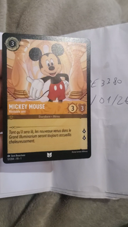 DEMO Mickey LORCANA - Demo - Rare - Disney - Very Rare - Collector Item - Image 2