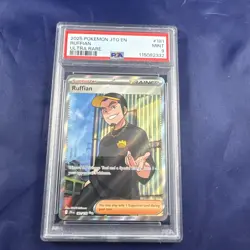 2025 POKEMON JTG EN-JOURNEY TOGETHER ULTRA RARE #181 RUFFIAN PSA 9 - Image 1