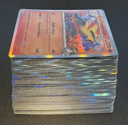 Pokemon SV10: Destined Rivals 300 Card EX, Holo, Reverse Holo Lot - Image 2