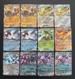 Pokemon SV10: Destined Rivals 300 Card EX, Holo, Reverse Holo Lot - Image 3