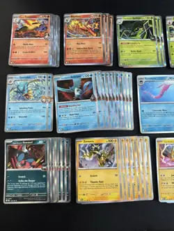 Pokemon SV10: Destined Rivals 300 Card EX, Holo, Reverse Holo Lot - Image 5