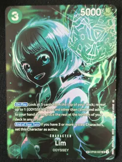 Lim (SP Alt Art) OP09-037 SR Legacy of The Master - One Piece Card Game English - Image 1