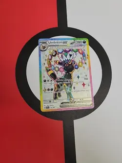 Pokemon TCG Umbreon EX 176 Prismatic Evolutions PROMO CARD NM - Image 1