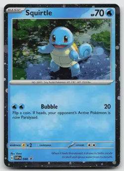 Squirtle (Cosmos Holo) Promo Normal SV: Scarlet & Violet Promo Cards SVP048 NM - Image 1