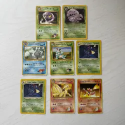 Vintage Japanese Pokemon Card Lot - Gym Heroes/Challenge + Neo Destiny/Genesis - Image 1