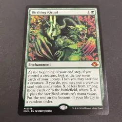 MTG Birthing Ritual 146 Near Mint Modern Horizons 3 Mythic Enchantment Magic - Image 1