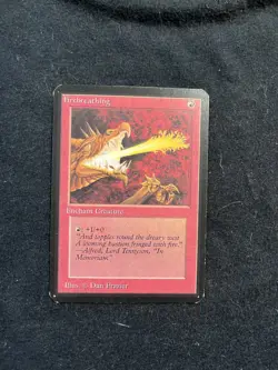 Magic the Gathering Firebreathing Alpha LP - Image 1