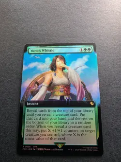 MTG: Yuna's Whistle - Extended Art NM Foil #126 | Final Fantasy - Image 1