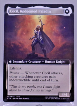 MTG Cecil, Dark Knight Extended Art Final Fantasy K182 - Image 2