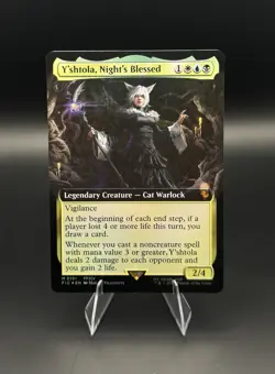 Y'shtola, Night's Blessed Extended Art Foil - FIC 0191 NM - MTG Magic - Image 1