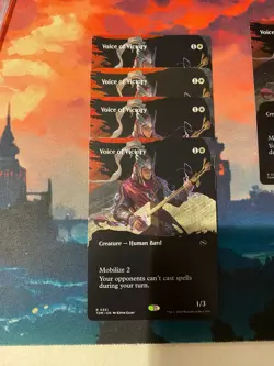 MTG Tarkir Dragonstorm Voice of Victory Borderless x 4 - Image 1