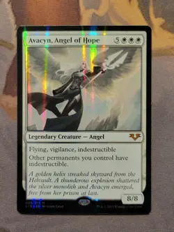 1x Avacyn, Angel of Hope *FOIL* - From the Vault: Angels Mythic MTG NM - Image 1