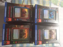 Magic MTG Commander Legends BATTLE FOR BALDUR'S GATE (Set of 4 Decks) NEW - Image 1