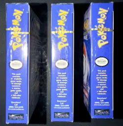 Pokemon Gold Strip Base Theme Deck English x3 Case Fresh Shadowless New! - Image 5
