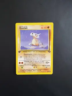 Carte Pokemon Osselait 50/64 Edition 1 - Jungle - FR - Tres bon etat - Image 1