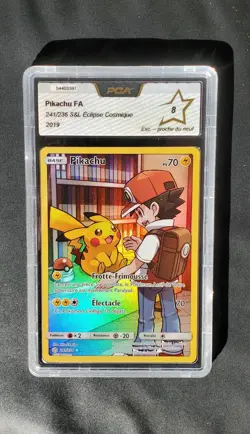 Carte Pokemon Pikachu 241/236 Full-Art - Eclipse Cosmique - FR - PCA 8 - Image 1