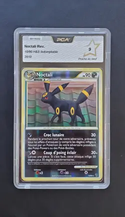 Carte Pokemon Noctali Reverse 10/90 - H&S Indomptable - FR - PCA 9 - Image 1