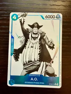 One Piece TCG English ST22-014 A.O. Alt Art Parallel - Image 3