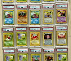 Pokemon TCG PSA Slabs! - 1999 English Jungle - Unlimited - Complete Your Set! - Image 1