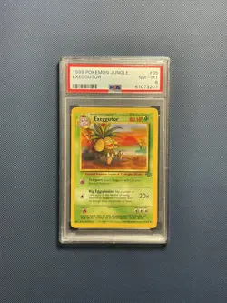 PSA 8 NM-MT Exeggutor Jungle 35/64 Regular Unlimited Uncommon Pokemon TCG - Image 1