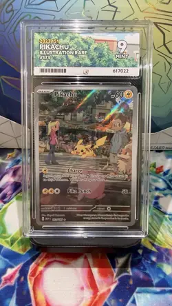 Pikachu 173/165 S&V 151 Illustration Rare *English* - ACE 9 MINT Pokemon TCG - Image 1