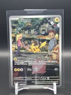Pokemon TCG Pikachu 173/165 S&V 151 Illustration Rare English - Image 1