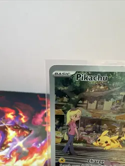 Pokemon TCG S&V 151 Pikachu Card 173/165 Illustration Rare Near Mint Full Art - Image 2