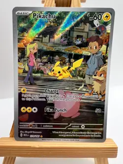 Pokemon TCG - S&V 151 - 173/165 Pikachu - Illustration Rare - NM/M #2 - Image 1