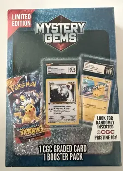 Pokemon TCG: Limited Edition Mystery Gems (1 Graded Card/1 Pack) Factory Sealed* - Image 2